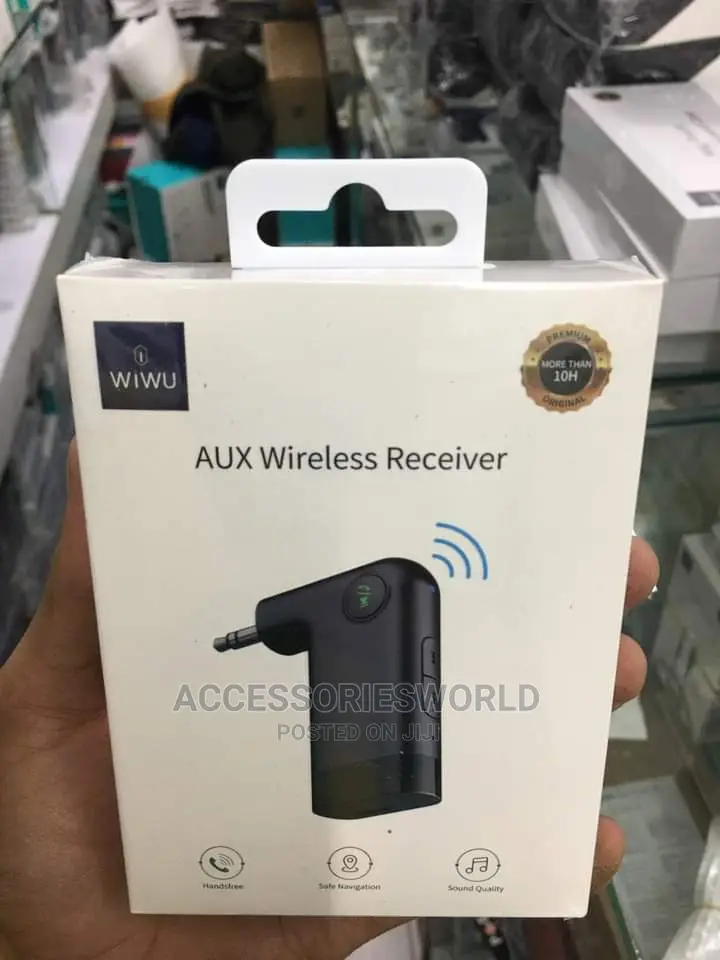 Wiwu YP05 Bluetooth Car Receiver 3.5mm