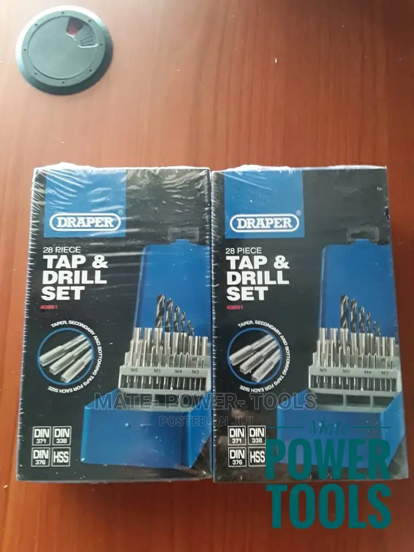 Draper 28 Piece Metric Tap and HSS Drill Set