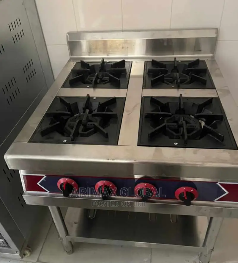 Industrial 4 Burners Gas Cooker