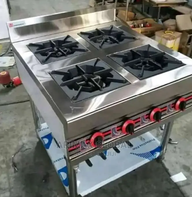 Industrial 4 Burners Gas Cooker