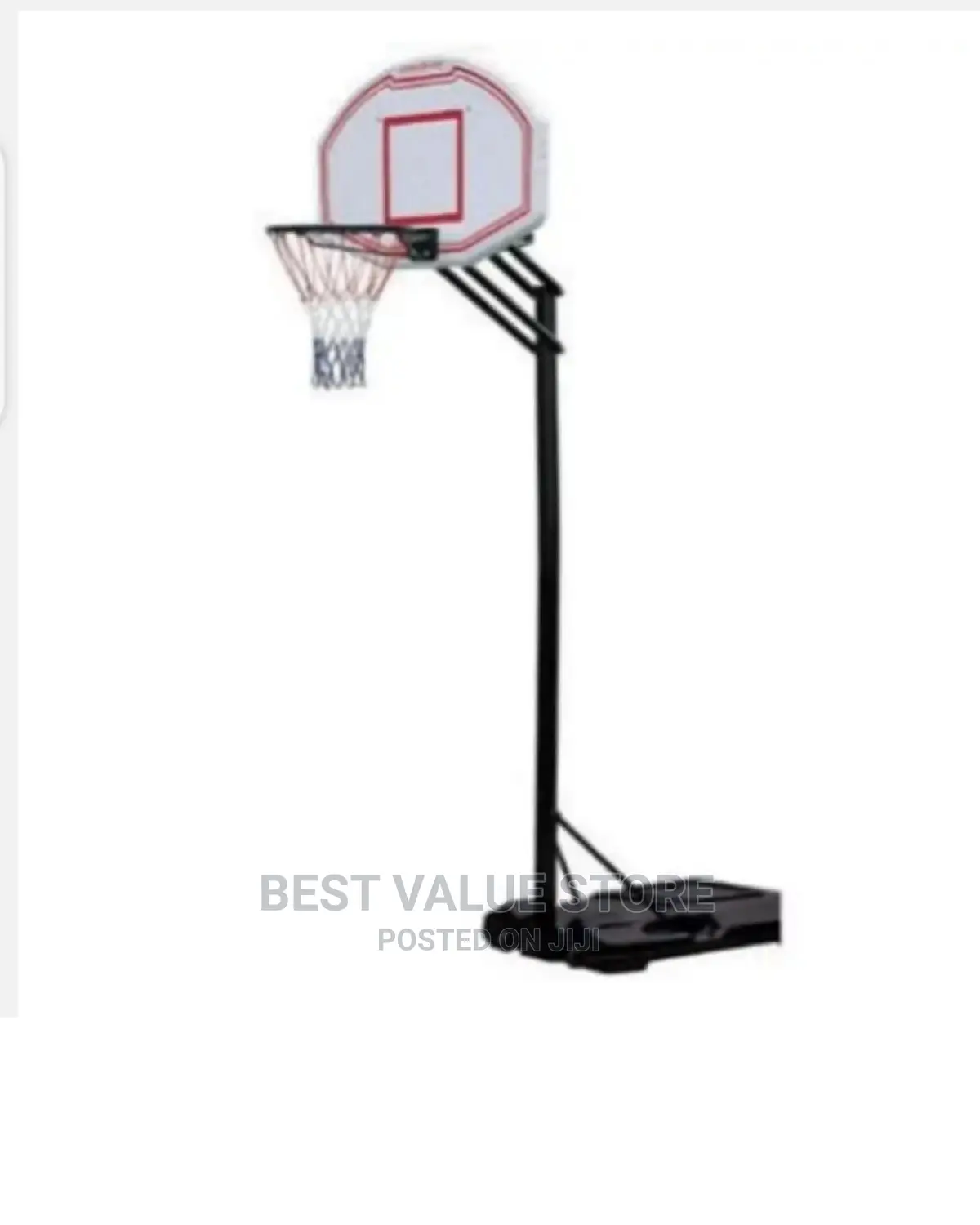 Adjustable Fiber Basketball Stand With Complete Accessories