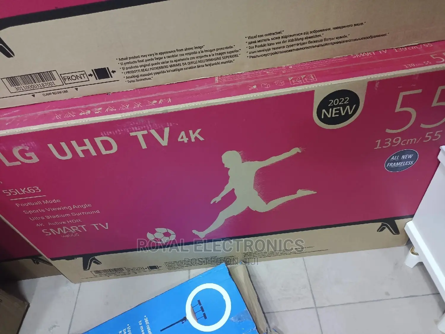 PROMO New LG Smart Android Tv 55 Inches, Netflix, Youtube