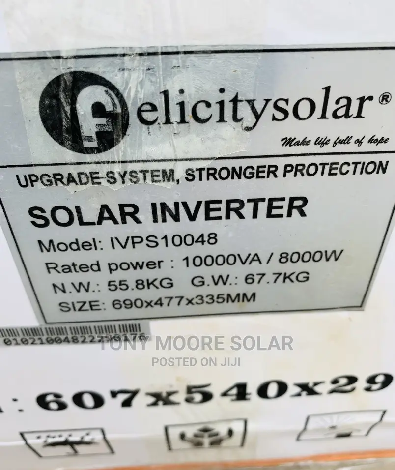 Felicity 10kva 48v Inverter