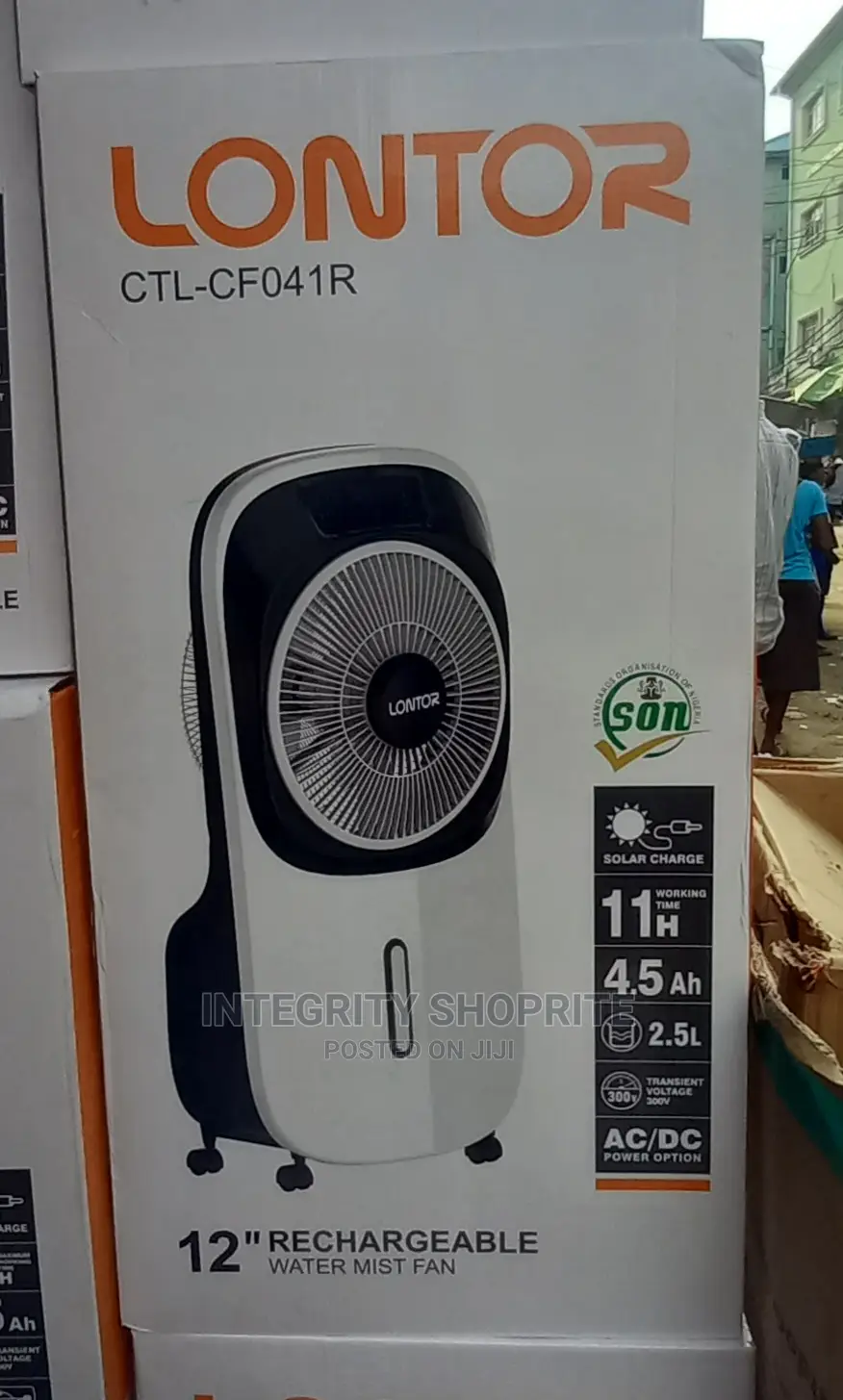 Lontor Rechargeable Mist Fan Air