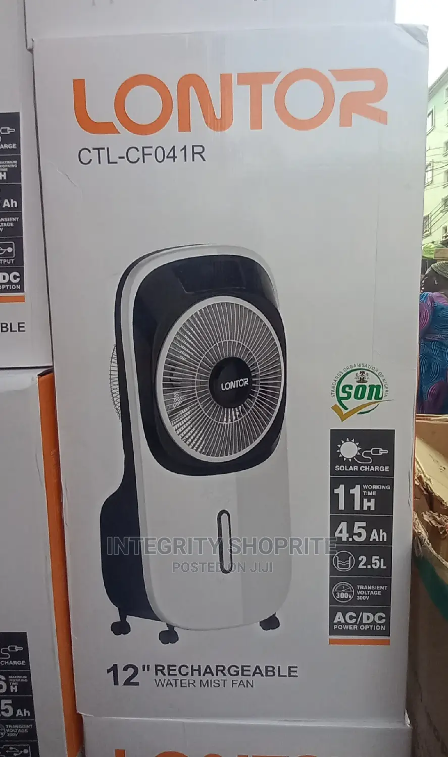 Lontor Rechargeable Mist Fan Air