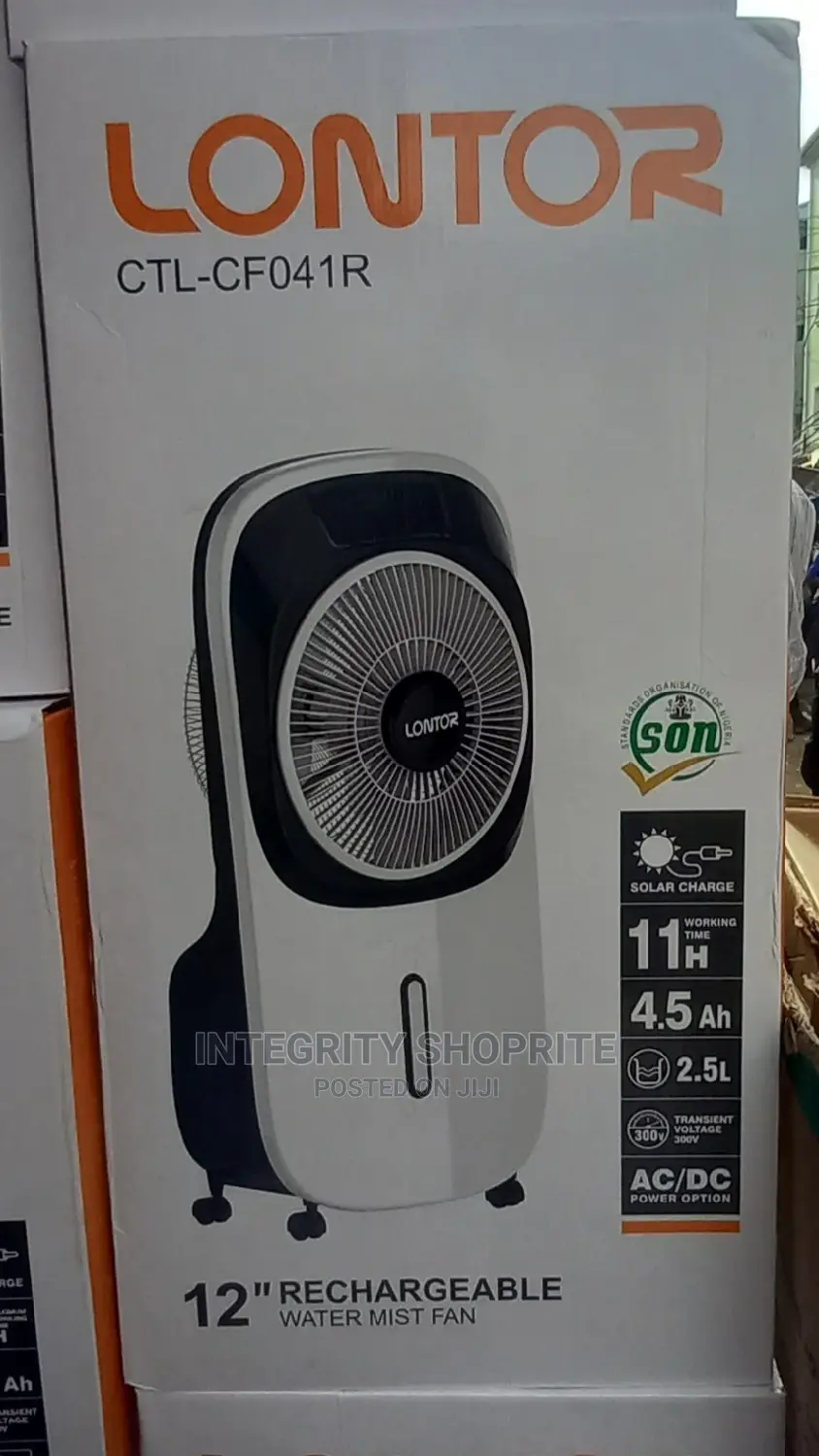 Lontor Rechargeable Mist Fan Air