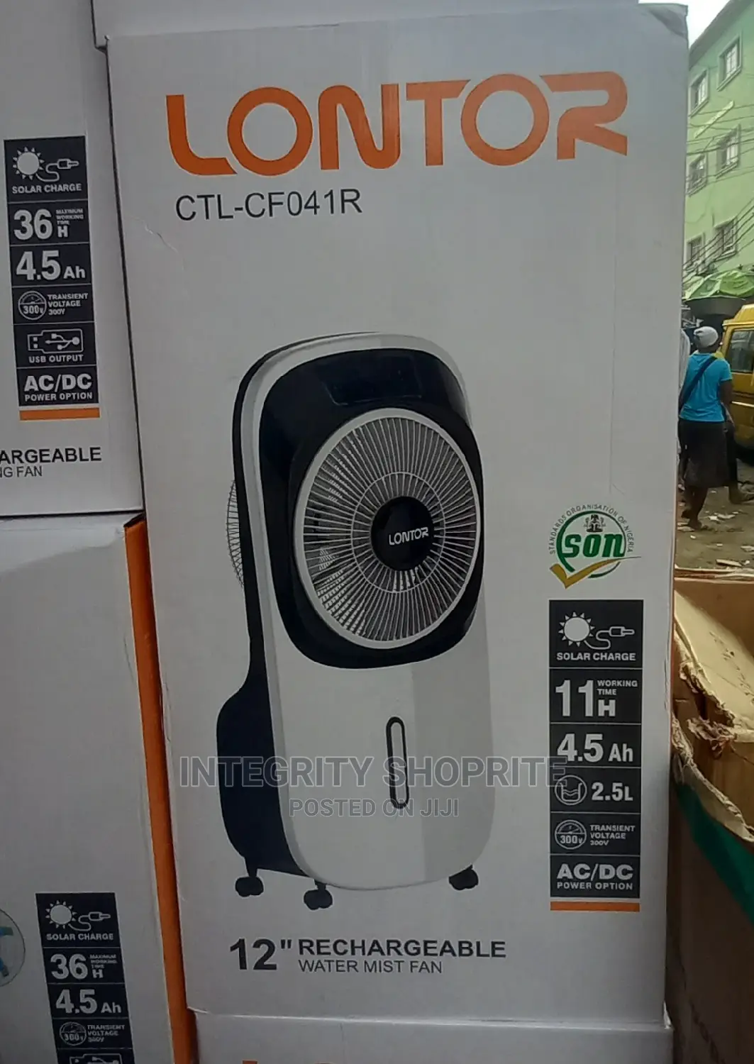 Lontor Rechargeable Mist Fan Air