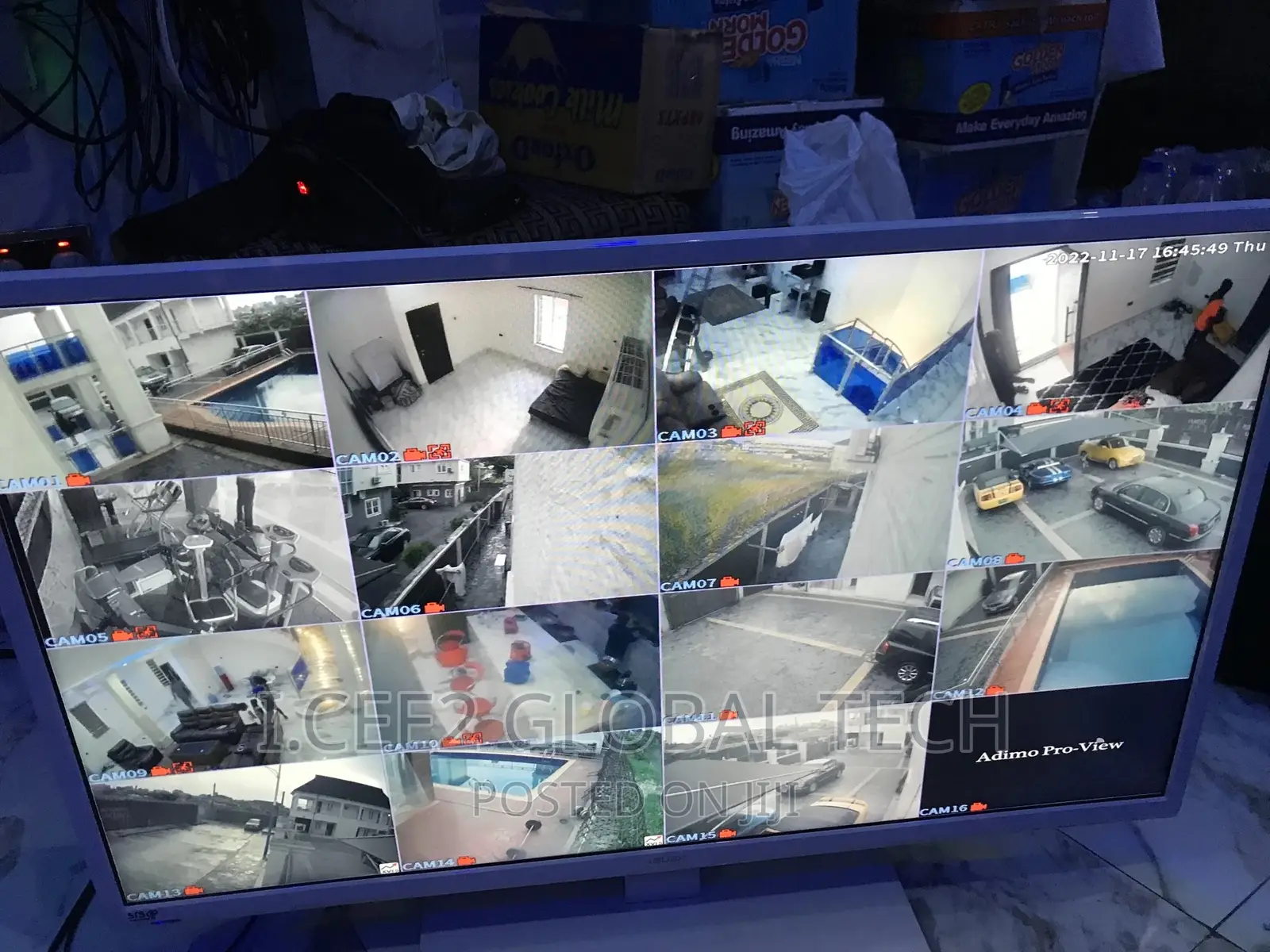 Installation of CCTV Cameras With Remote Viewing