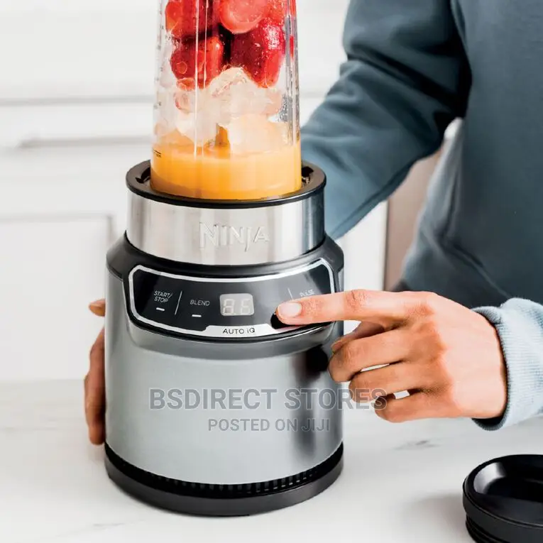 NINJA 2-in-1 Auto IQ BN500UK Blender Max Blend With 2 Cups