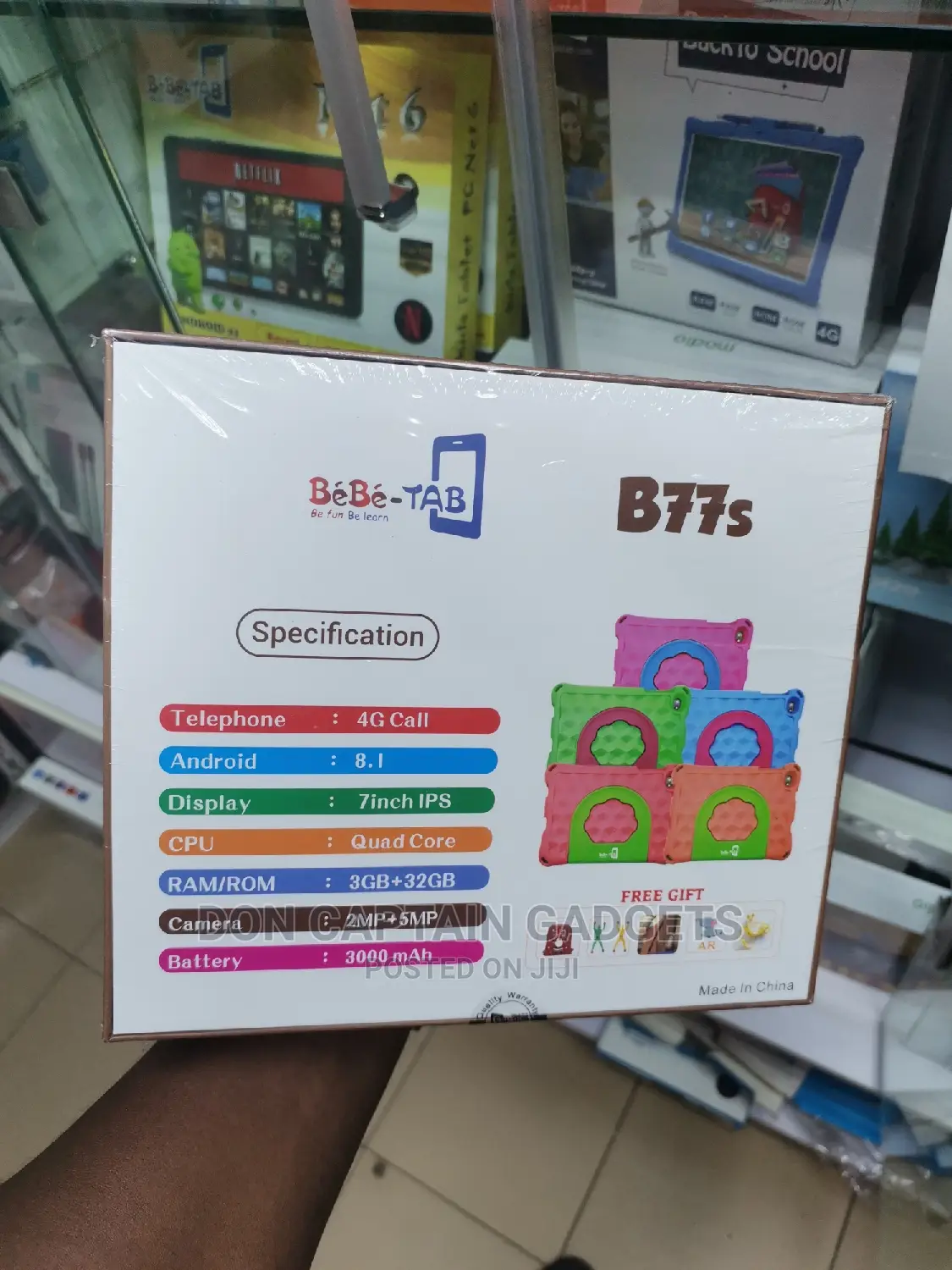 Kids Educational Tablet B77s 3gb/32gb