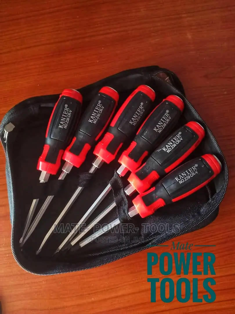 INDUSTRIAL SCREWDRIVER SET (6 Per Pack)