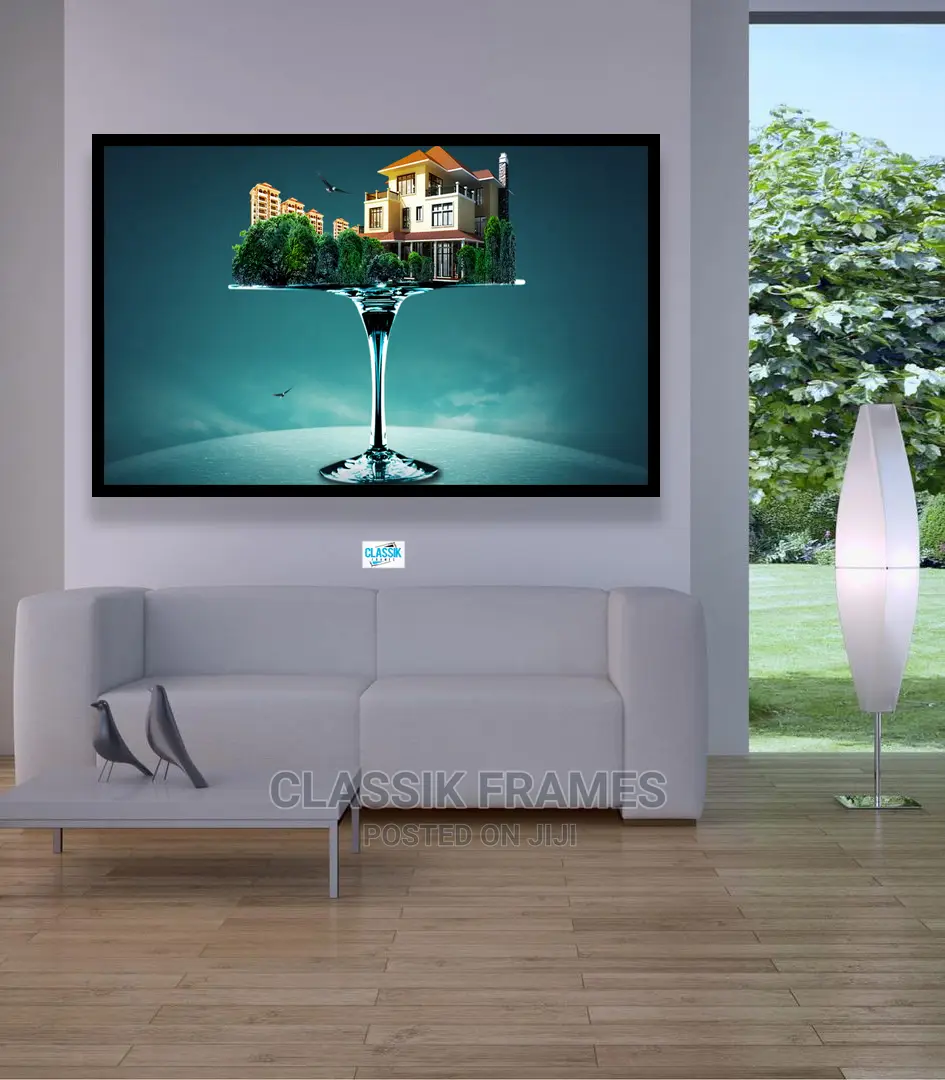 Hd Framed Real Estate Picture Painting Wall Arts