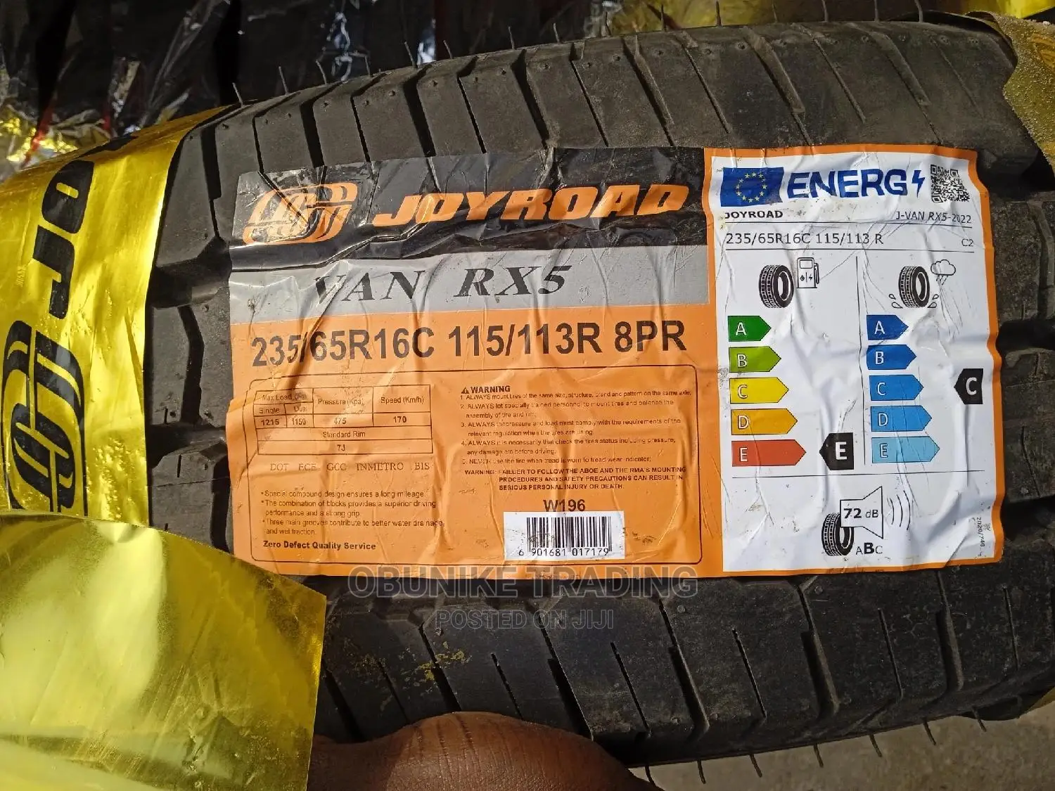 235/65r16c Joyroad Tyre
