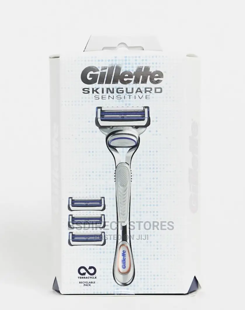 Gilette Gillette Skinguard Sensitive Razor Pack + 3 Blades