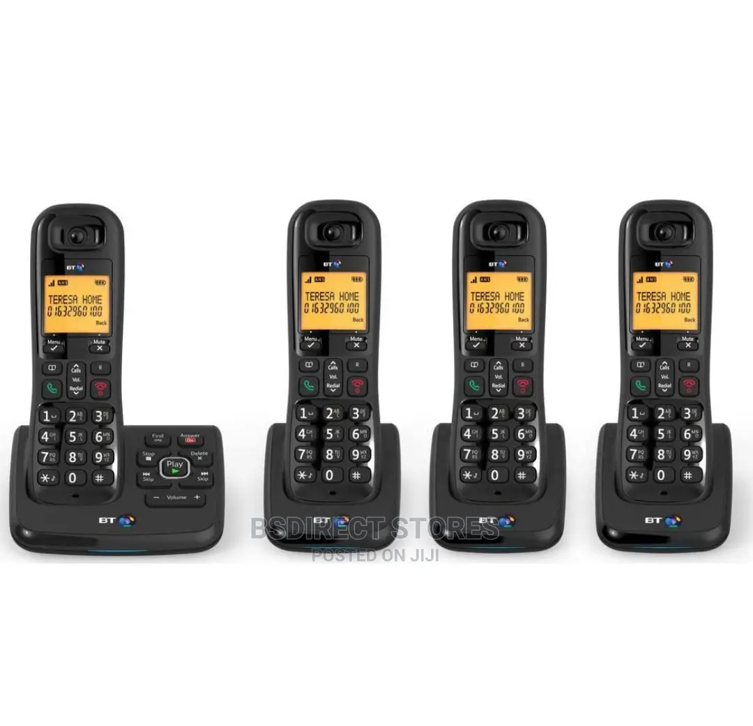 Bt Xd56 Quad Handsets Phone Answering Machine & Call Blocker