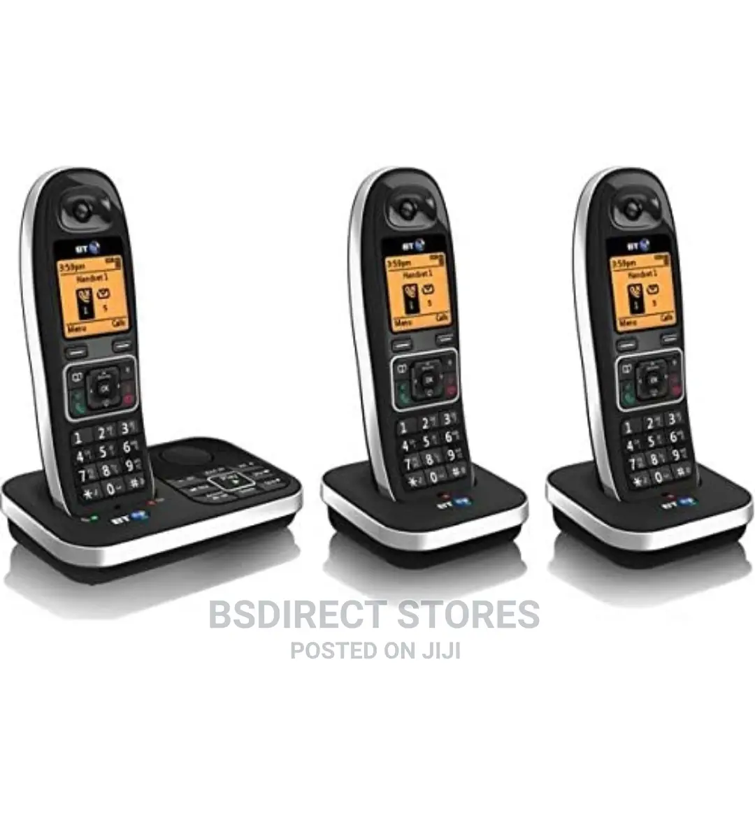 BT BT7610 TRIO Cordless Phone Answering Machine Hands Free
