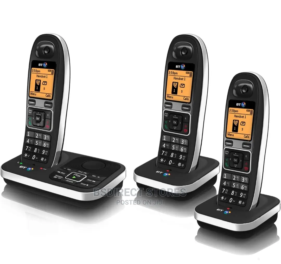BT BT7610 TRIO Cordless Phone Answering Machine Hands Free