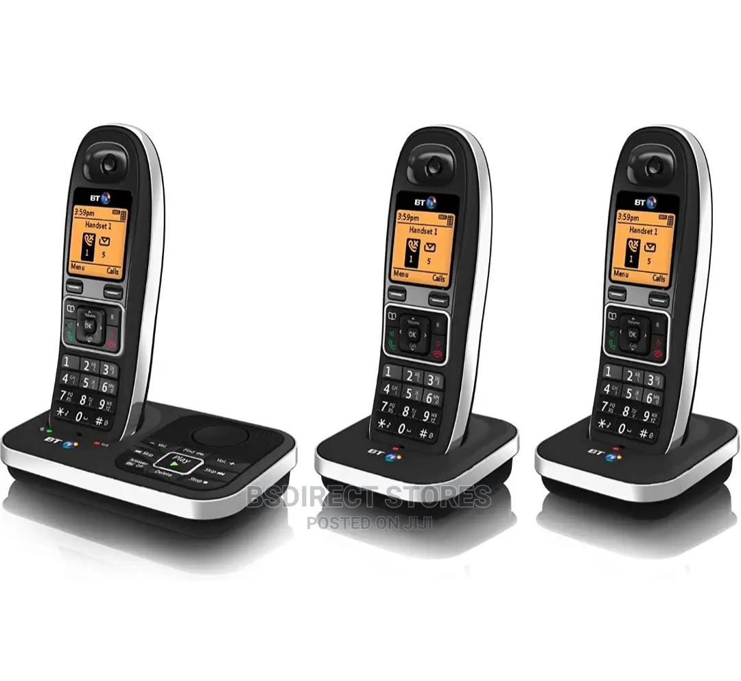 BT BT7610 TRIO Cordless Phone Answering Machine Hands Free