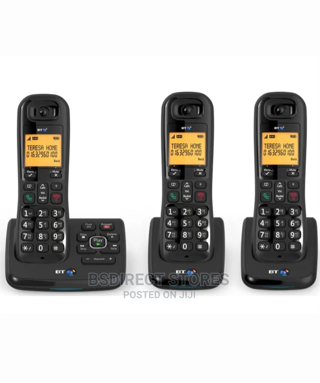 BT XD56 Triple Phones With Answering Machine Call Blocker