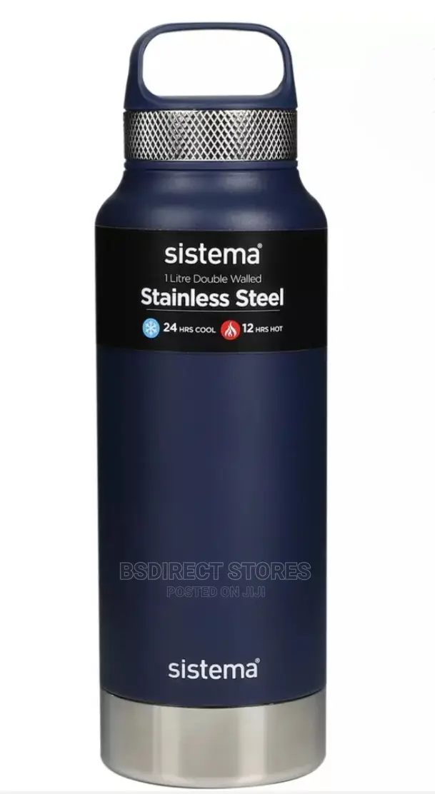 Sistema Hydrate Multicolour Stainless Steel Bottle - 1000ml