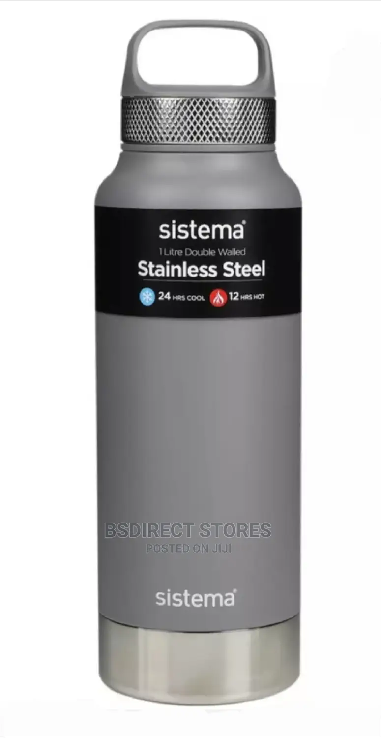 Sistema Hydrate Multicolour Stainless Steel Bottle - 1000ml