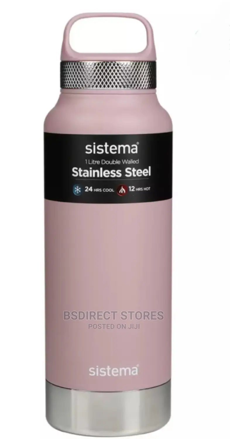 Sistema Hydrate Multicolour Stainless Steel Bottle - 1000ml
