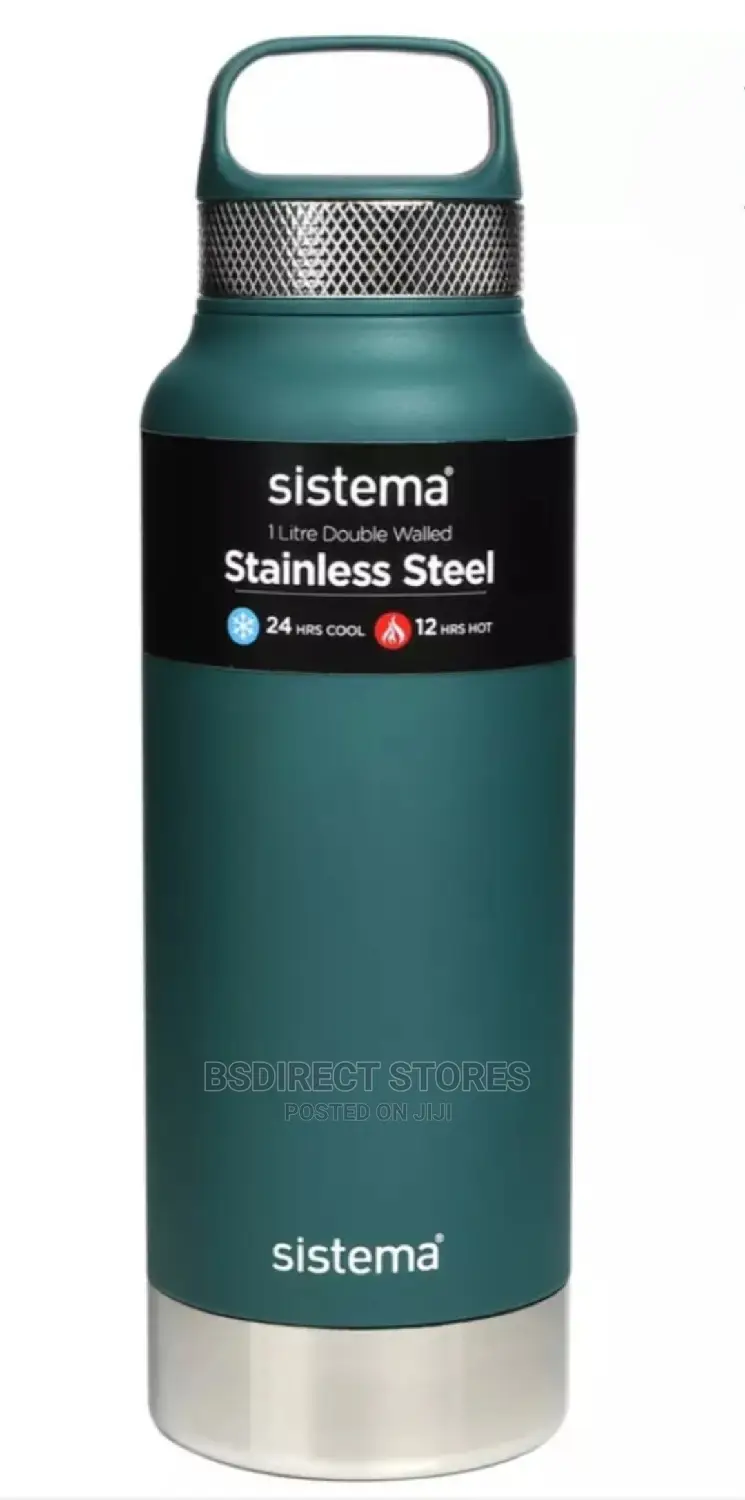 Sistema Hydrate Multicolour Stainless Steel Bottle - 1000ml