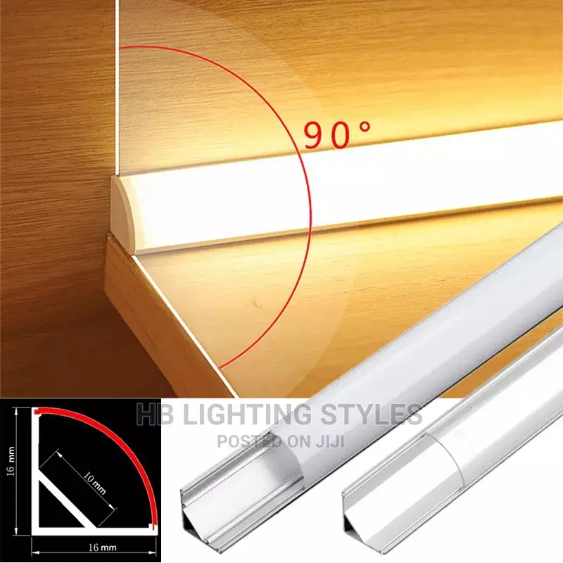 V-Type Corner Aluminum Profile for Cabinets