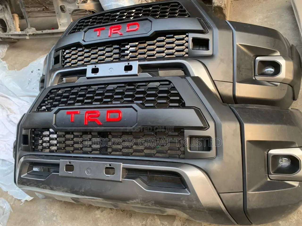 Complete Front Bumper Hilux 2019 With the Headlamp