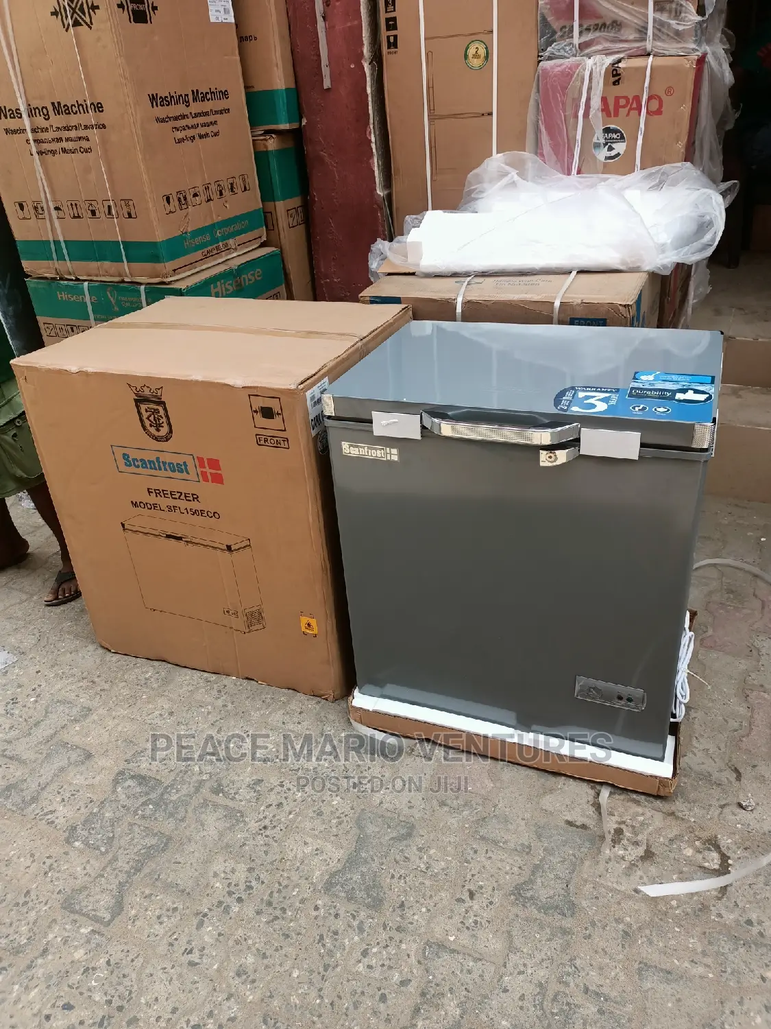 Original Scanfrost 150l Deep Freezer With 2years Warranty