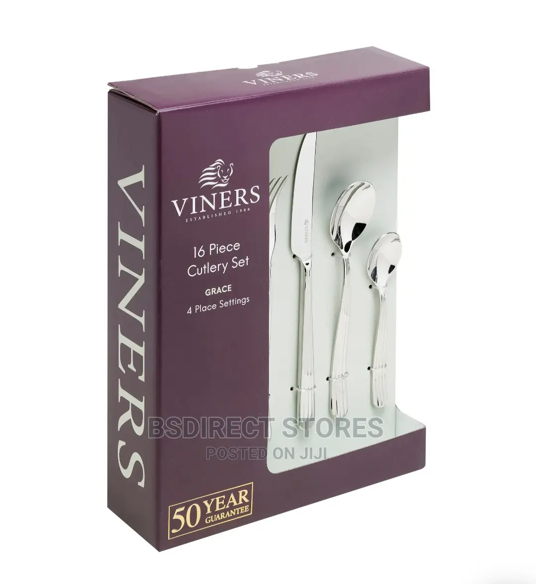 VINERS GRACE 18/10 Stainless Steel 16 Piece Cutlery Gift Set