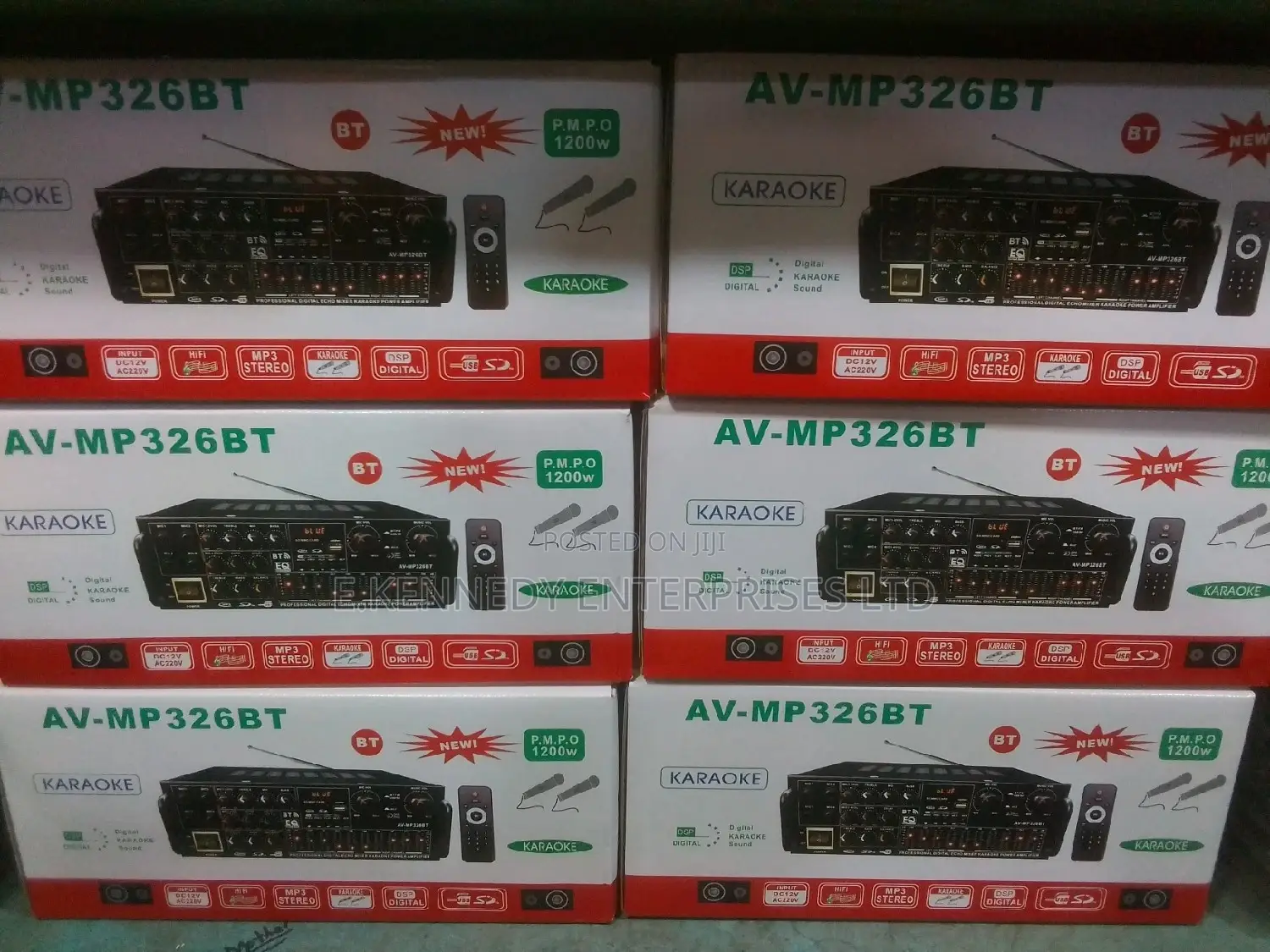 AV-MP326BT Amplifier With Cooling Fan