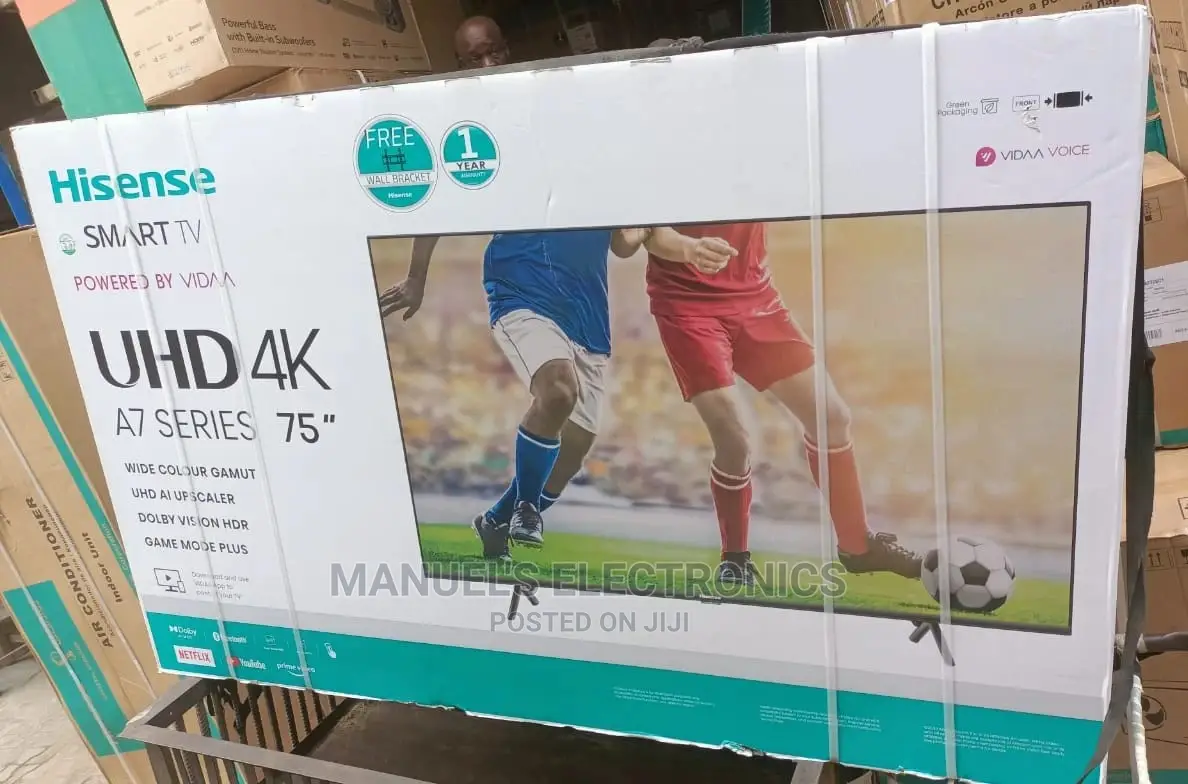 Hisense Uhd Smart Tv 75 Inches A7 Series.