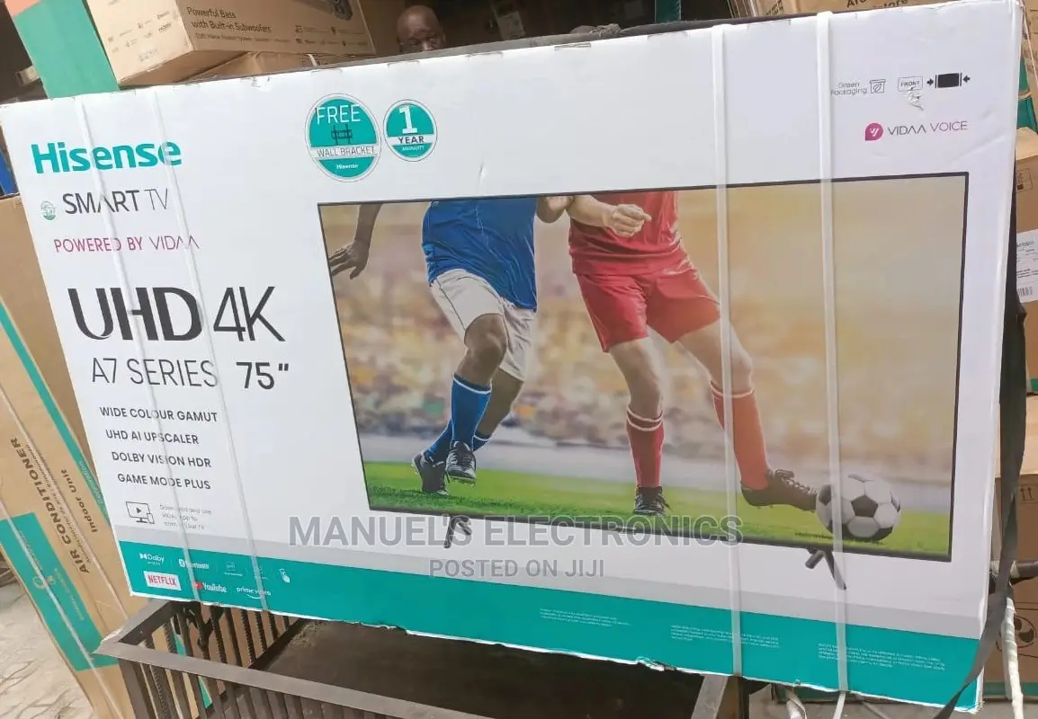Hisense Uhd Smart Tv 75 Inches A7 Series.