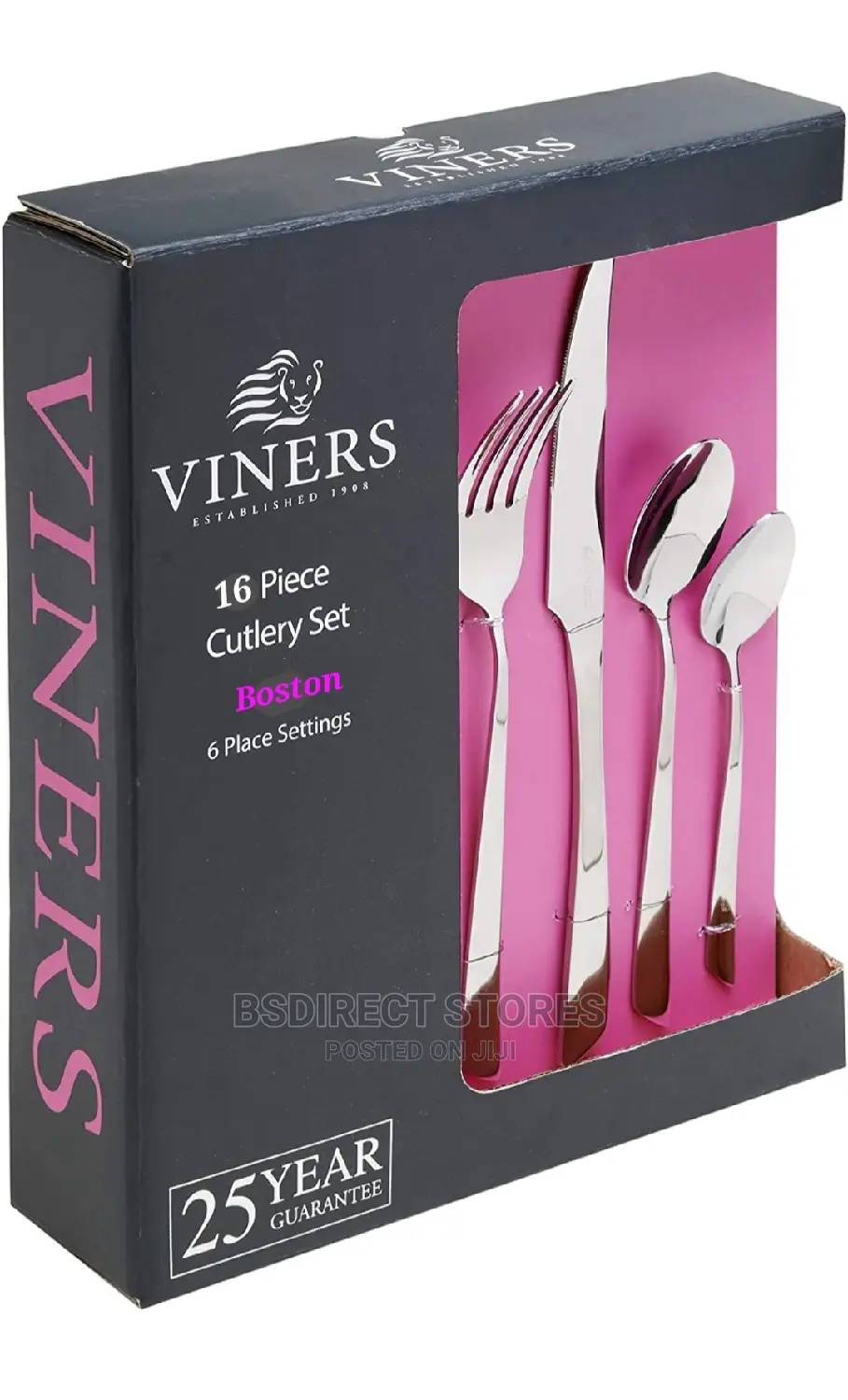 Viners 16 Piece Stainless Steel Boston Luxury Giftbox Set