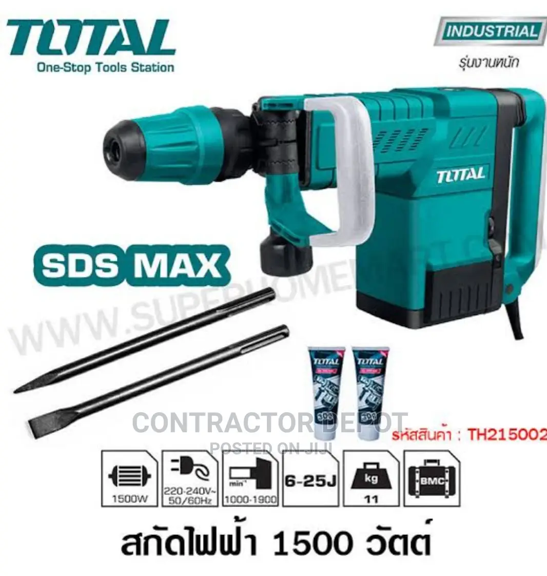 Total Tools Demolition Breaker 1500W Sds Max 11kg