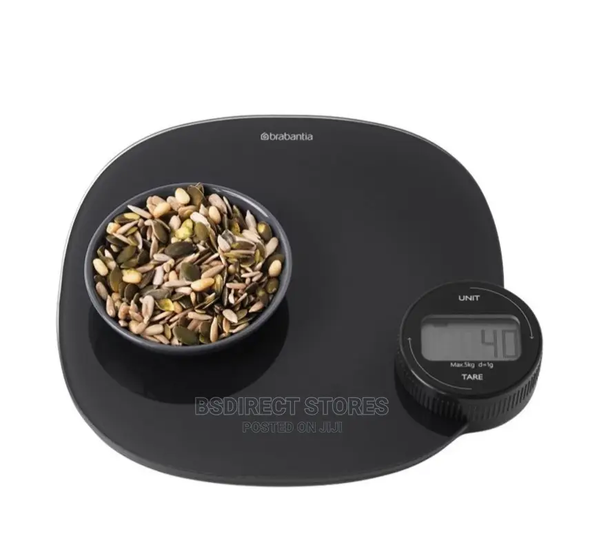 Brabantia Tasty+ Kitchen Digital Scales Plus, Dark Grey