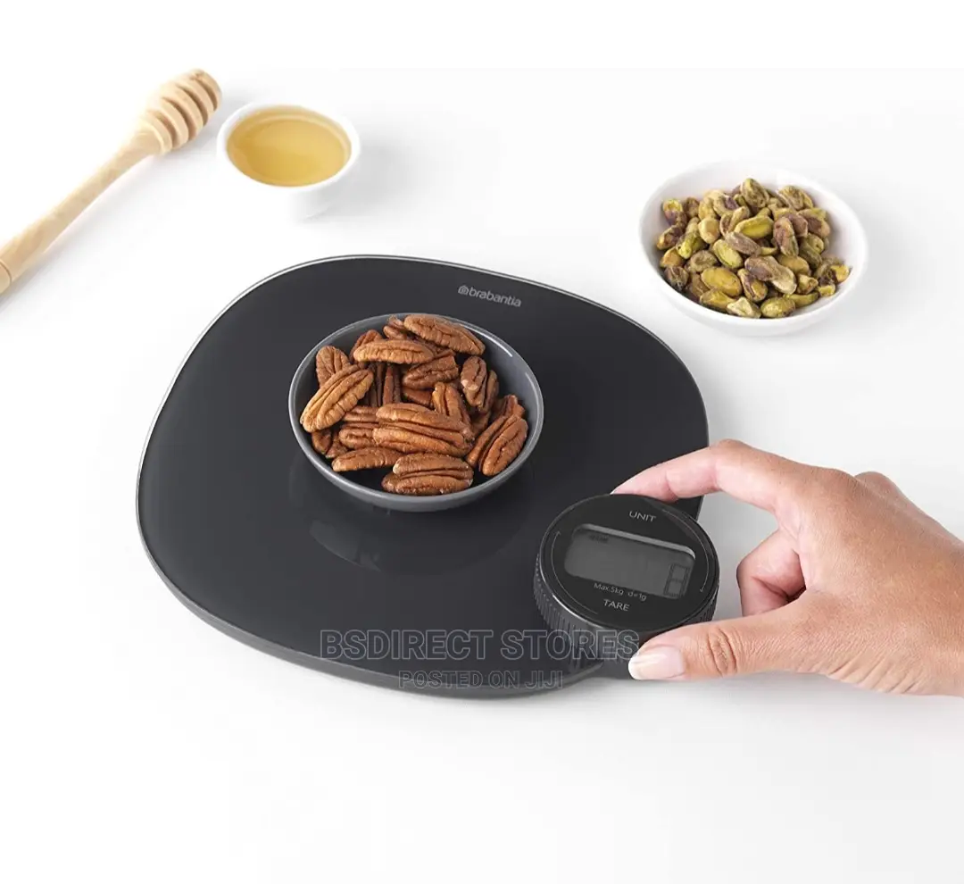 Brabantia Tasty+ Kitchen Digital Scales Plus, Dark Grey