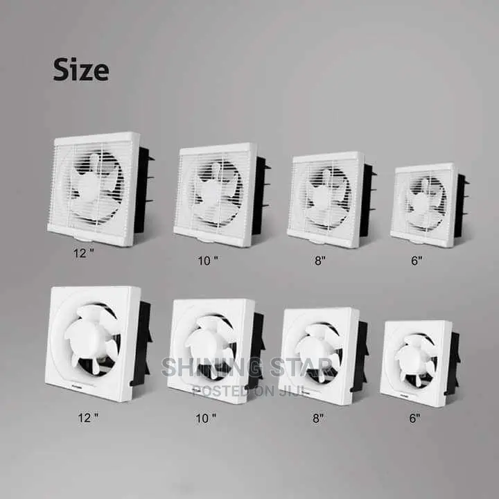 Different Sizes of Extractor Fans