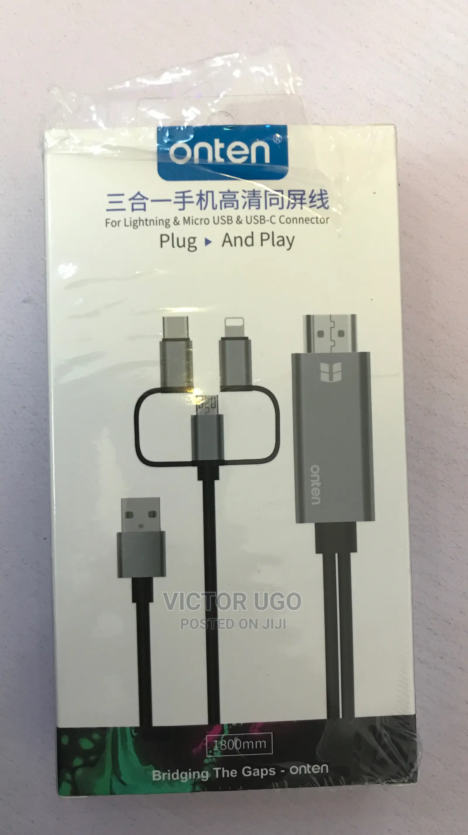 Onten Lighting and Micro USB USB-C Connector