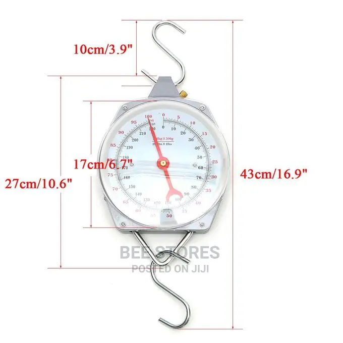 100kg Heavy Duty Hanging Weighing Scales With Hook
