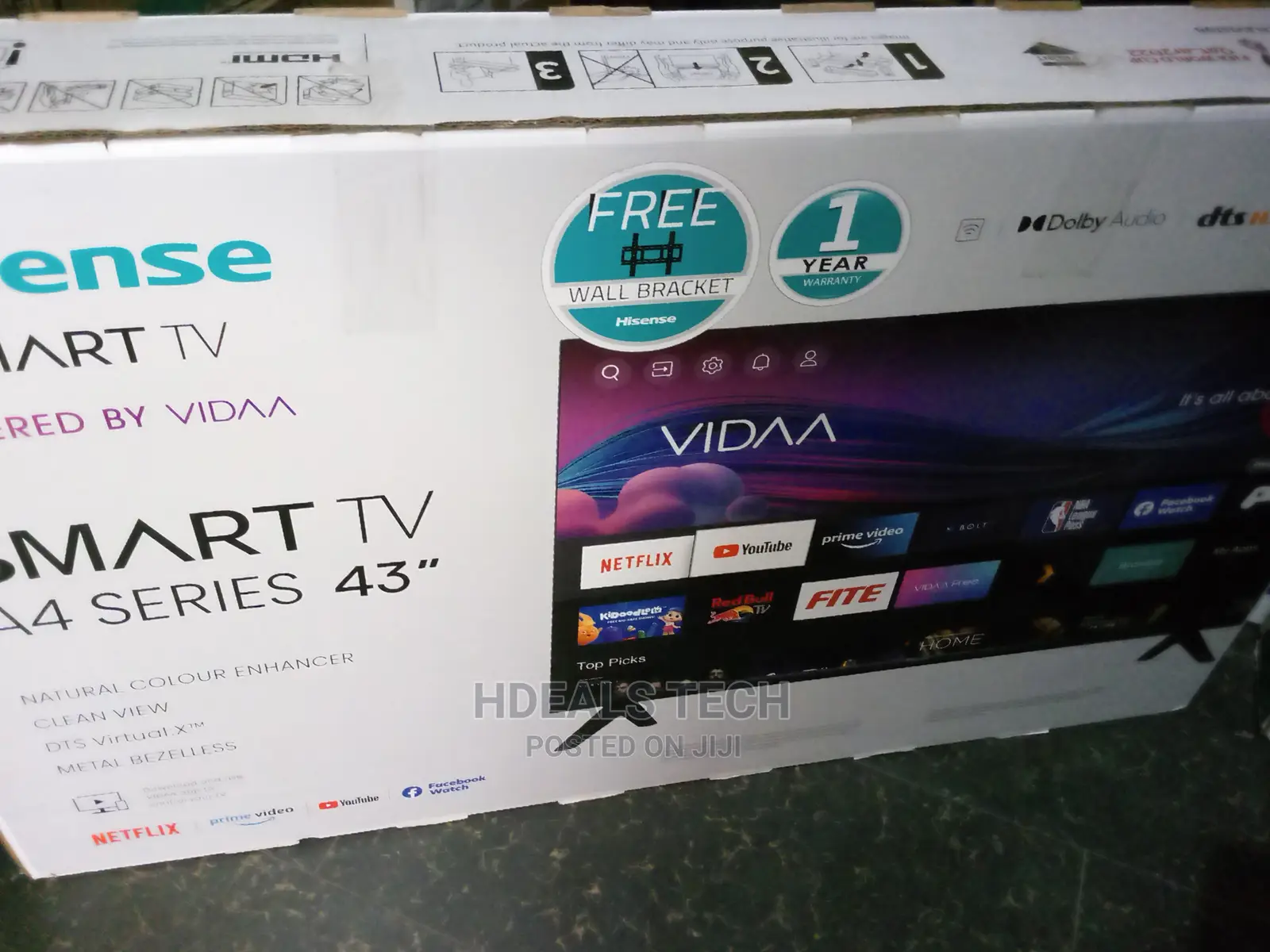 Best Hisense 43" Android Smart TV, 43B5100H.