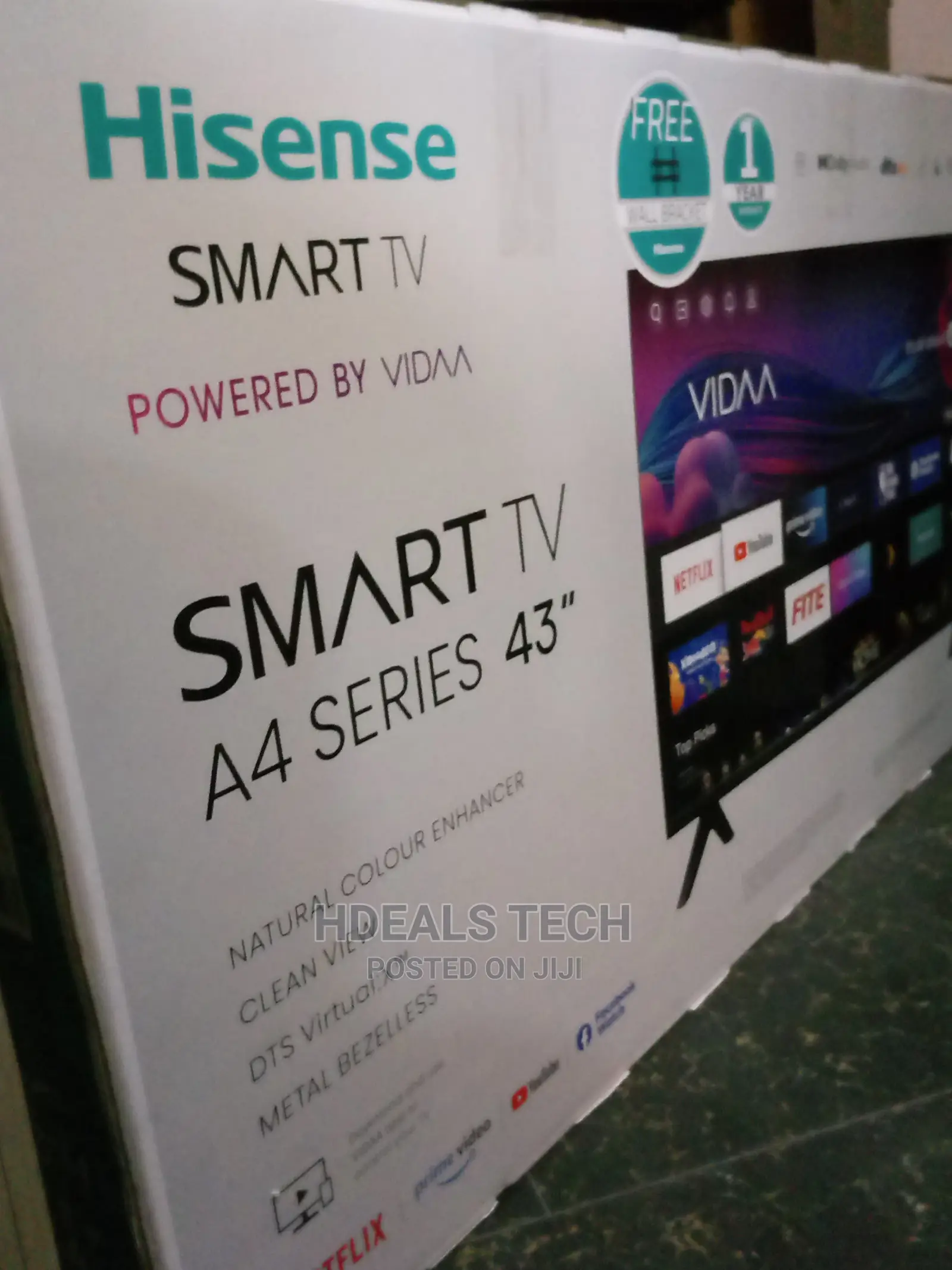 Brand New Hisense 43" Android Smart TV, 43B5100H.
