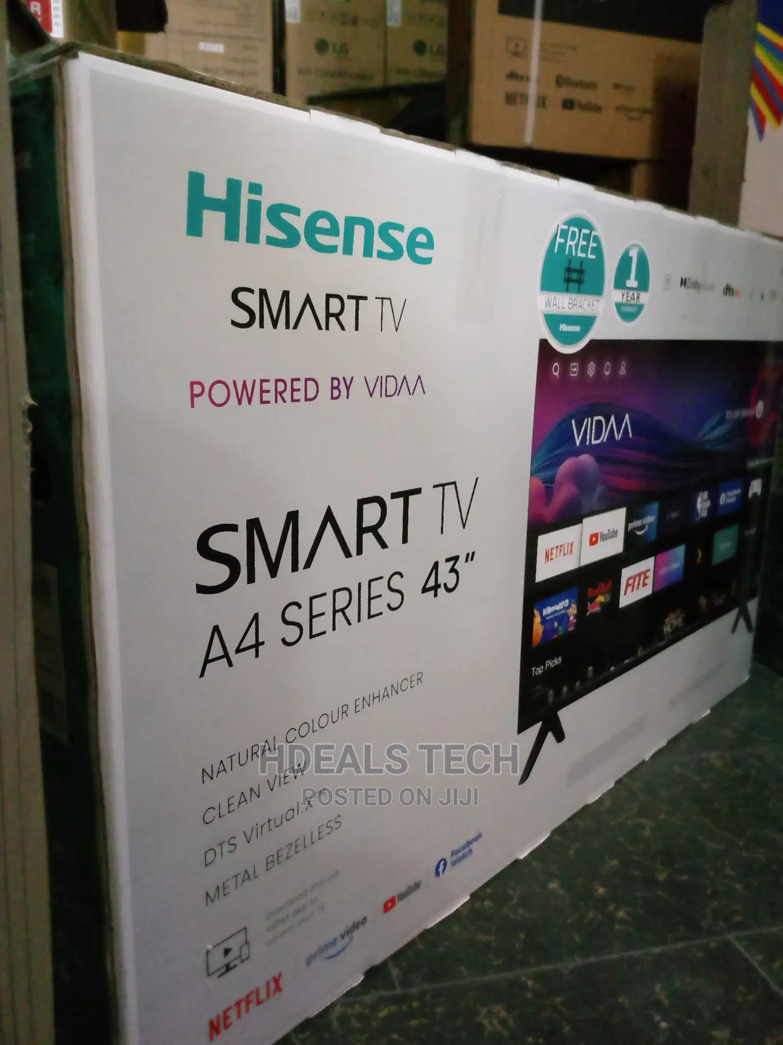 New Hisense 43" Android Smart TV, 43B5100H.