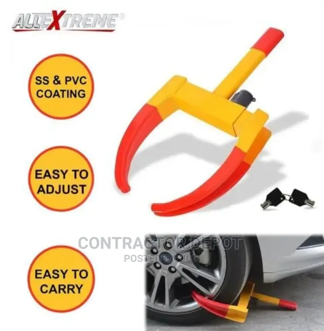 Anti-Theft Car Wheel Clamp With Keys Car Tyre Lock