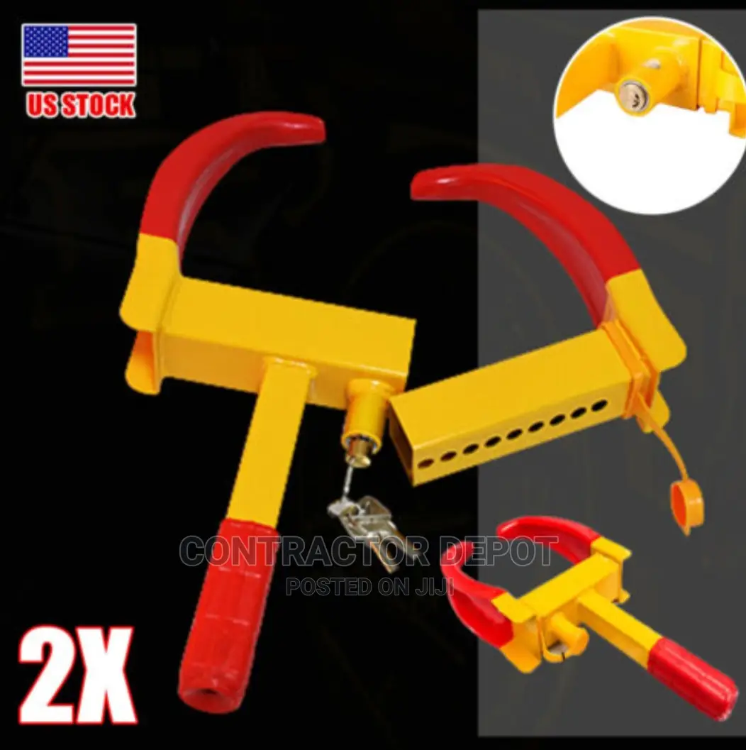 Heavy Duty Lock With 2 Keys Supplied With Each Clamp