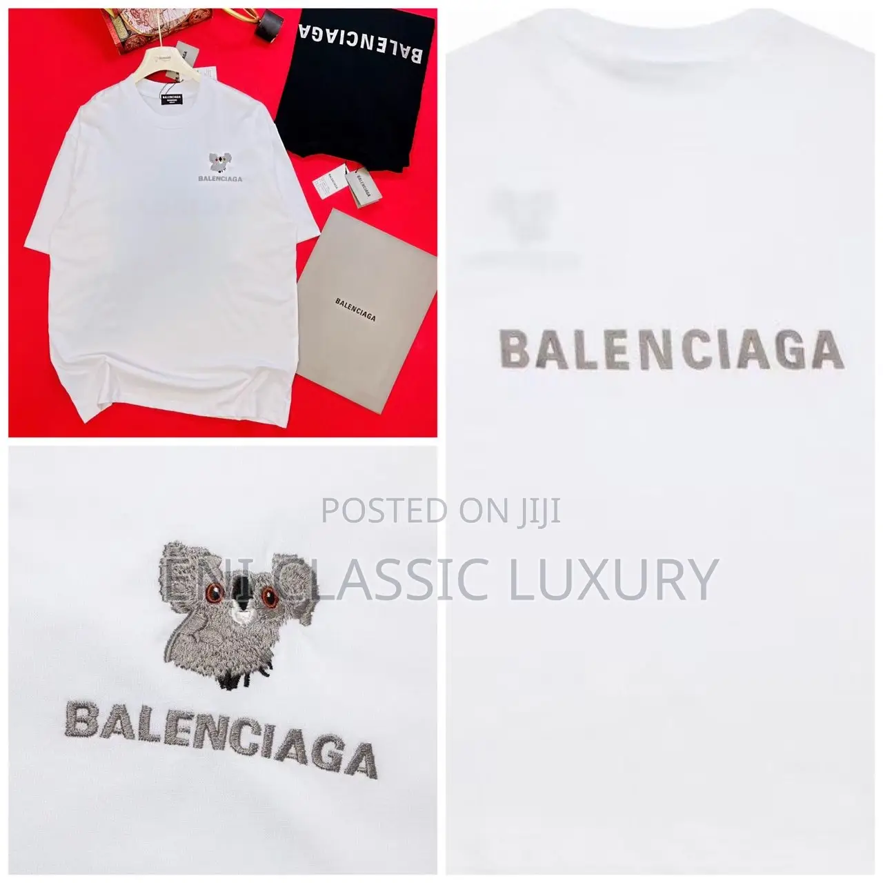 Original Balenciaga Round Neck Tops