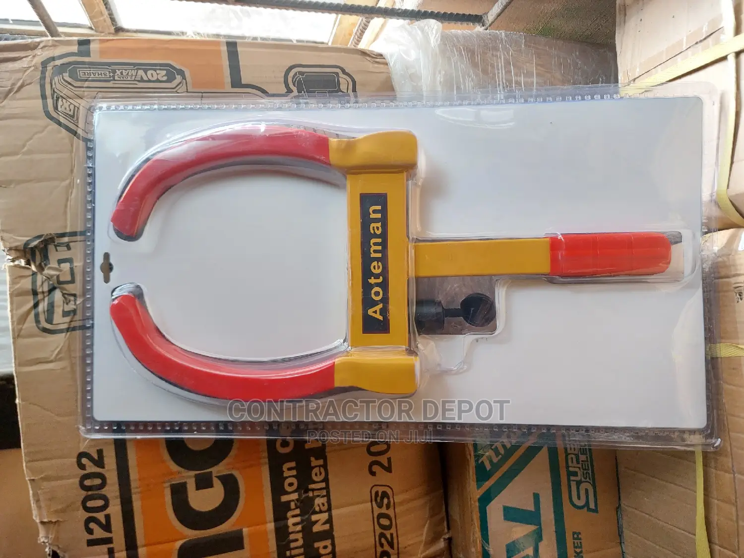 Heavy Duty Anti-Theft Painted Tyre Wheel Clamp Lock