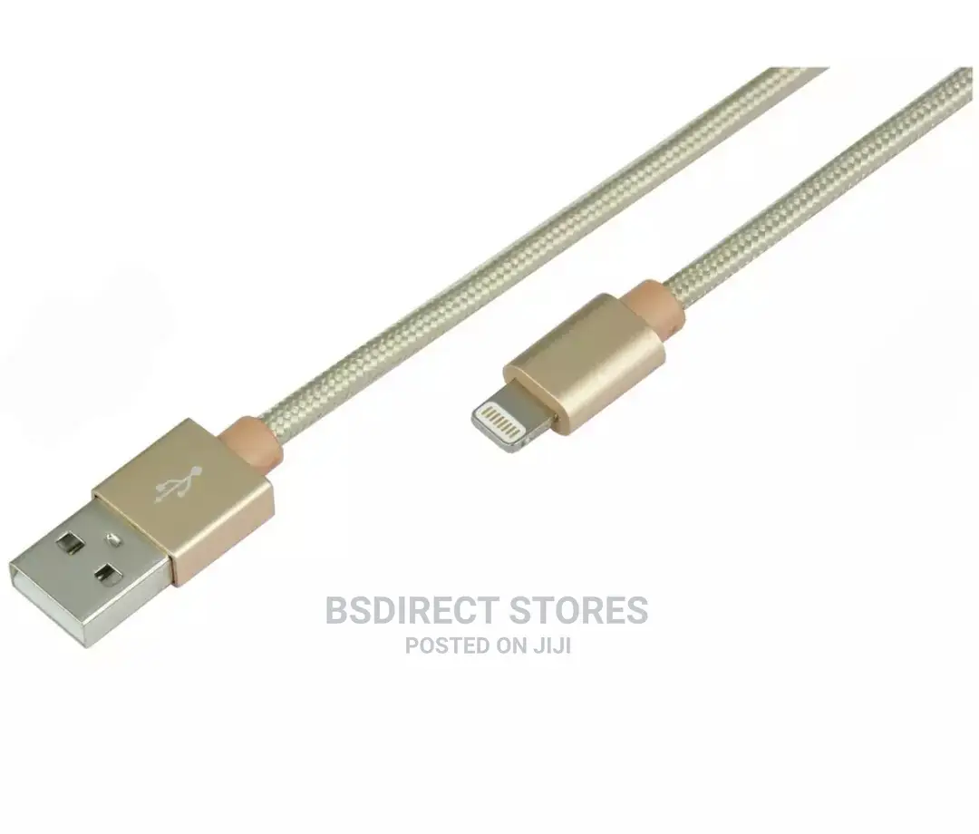 Juice XL Lightning Charge Sync Cable iPhone 2m Gold Braided