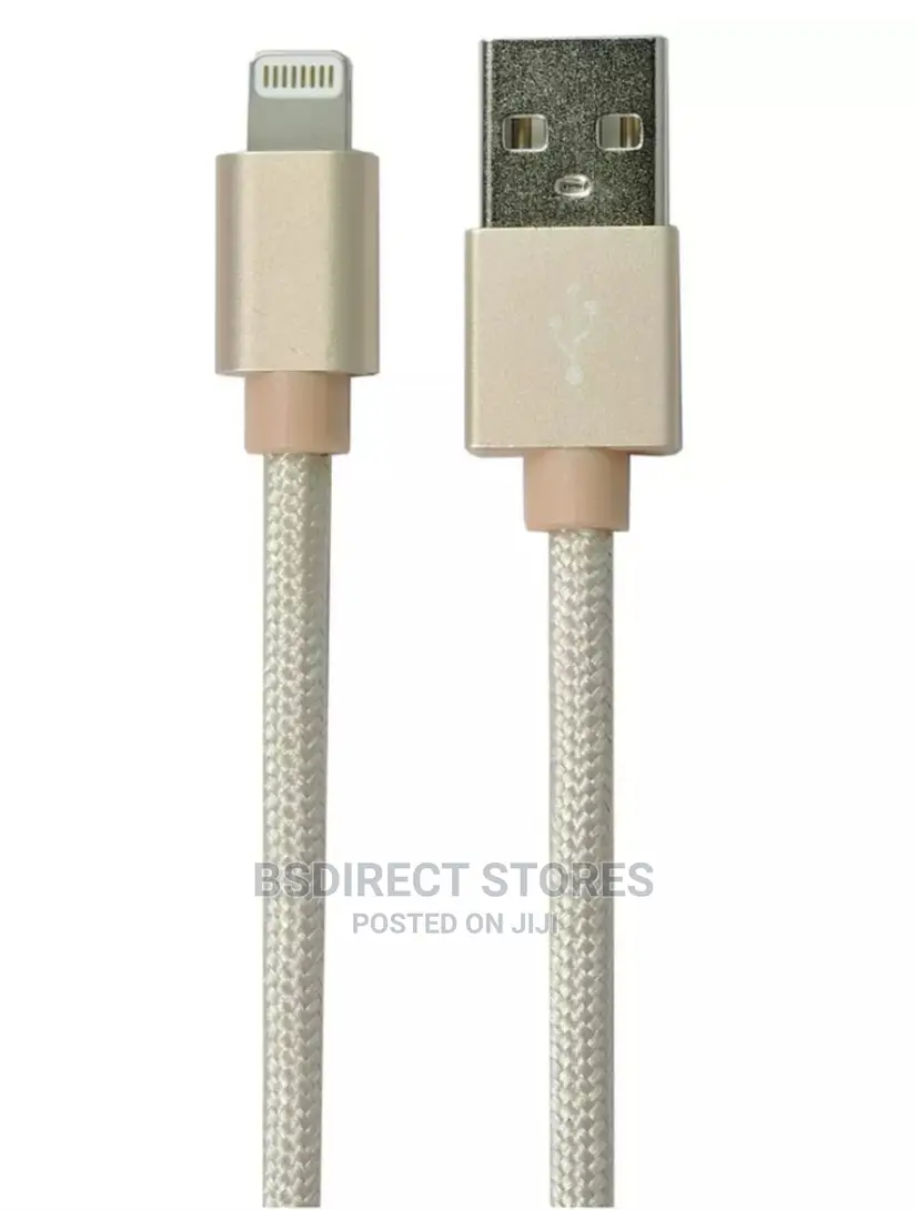 Juice XL Lightning Charge Sync Cable iPhone 2m Gold Braided